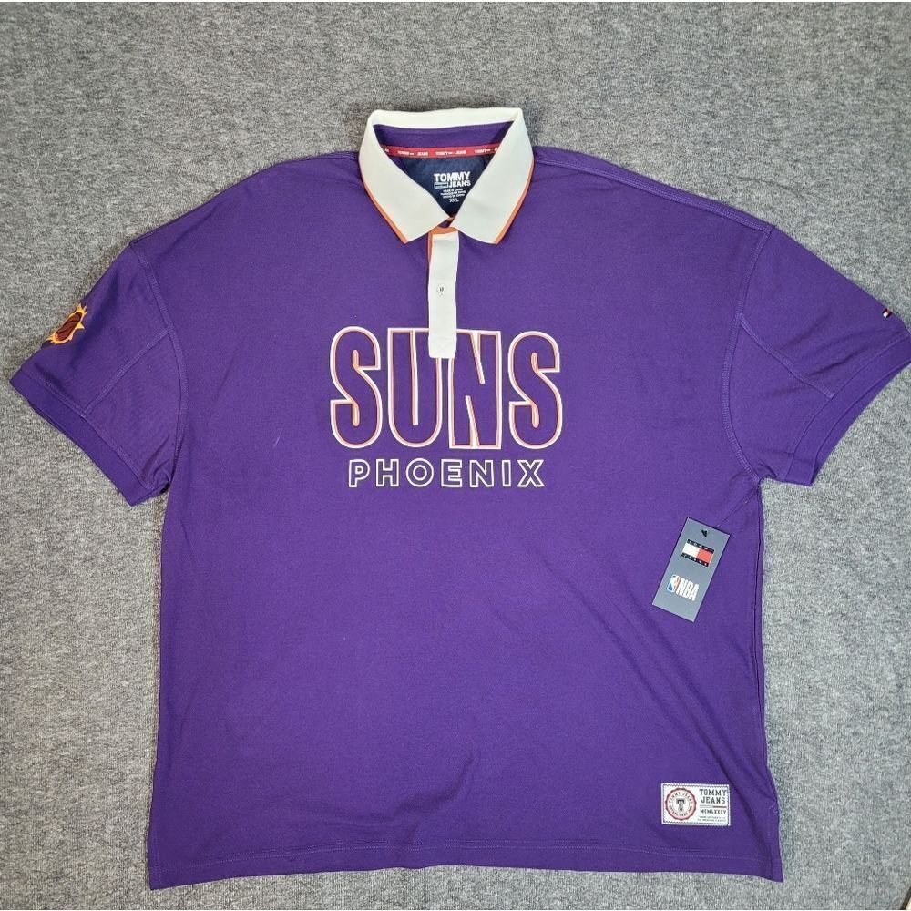 Tommy Jeans Phoenix Suns Men's Size 2XL Stanley Pique Polo Shirt New